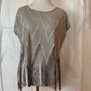 Shiny Top with Tassels